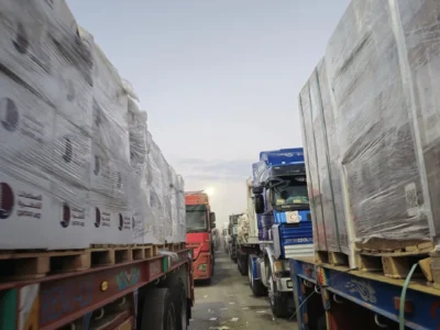 یونیسفت:بیش از ۱۳۰۰ کامیون کمک در انتظار ورود به غزه