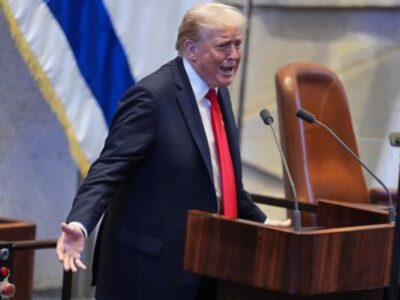 ترامپ در کنست اسرائیل: ایران به صلح تمایل دارد