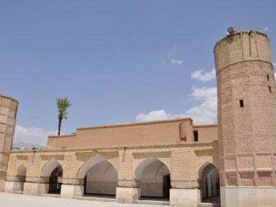 احیای تنها مسجد چهارمناره تاریخی جهان در داراب