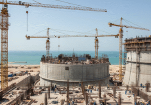 پیشرفت ساخت واحدهای دوم و سوم نیروگاه بوشهر طبق جدول روساتم