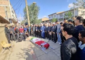 تشییع پیکر صابر کاظمی در زادگاهش آققلا با حضور پرشور مردم و اهالی ورزش