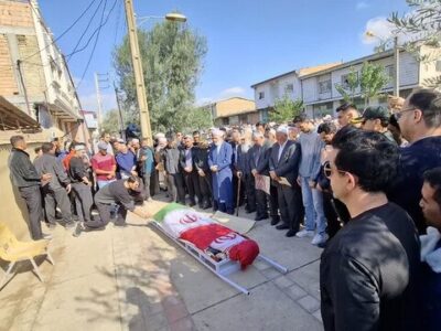 تشییع پیکر صابر کاظمی در زادگاهش آققلا با حضور پرشور مردم و اهالی ورزش