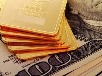 سقوط بهای جهانی طلا همزمان با تقویت دلار و کاهش انتظارات برای کاهش نرخ بهره