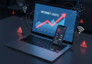 تحلیل کامل افزایش قیمت اینترنت در ایران | فشار بیسابقه بر کاربران و اقتصاد دیجیتال