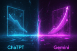 رشد کاربران ChatGPT کند شد؛ جهش ۳۰درصدی Gemini در سه ماه