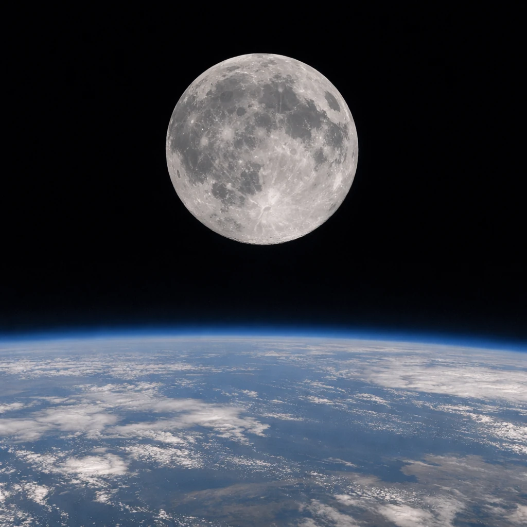 عکس روز ناسا؛ پرتره ماه کامل ژانویه ۲۰۲۶ بر فراز زمین