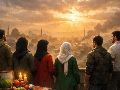 ایران،ایستاده در غبار