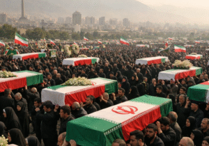 وداع میلیونی با سپهبد موسوی و تنگسیری؛ نمایش قدرت نرم ایران در میانه تهدیدها