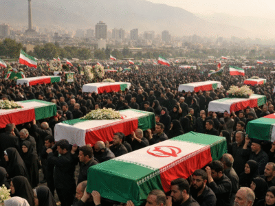 وداع میلیونی با سپهبد موسوی و تنگسیری؛ نمایش قدرت نرم ایران در میانه تهدیدها